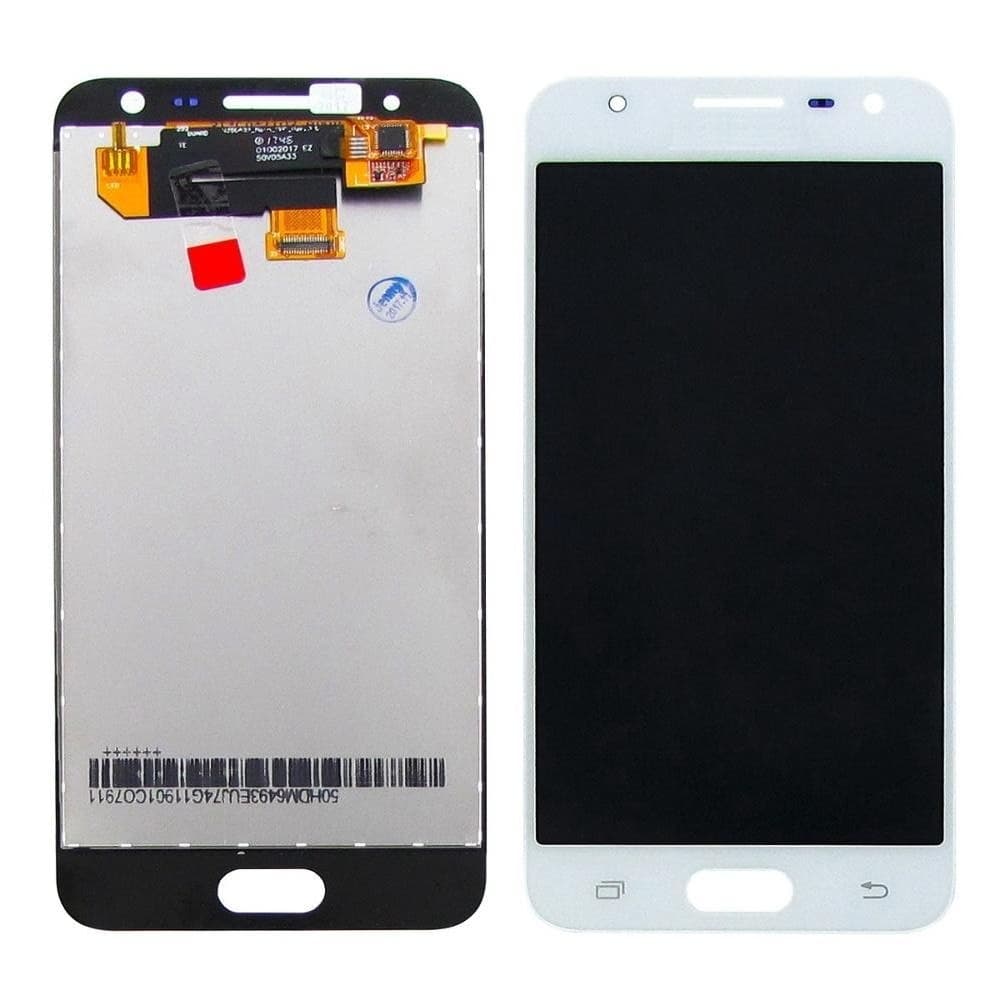 Дисплей Samsung SM-G570 Galaxy J5 Prime, белый | с тачскрином | High Copy | дисплейный модуль, экран