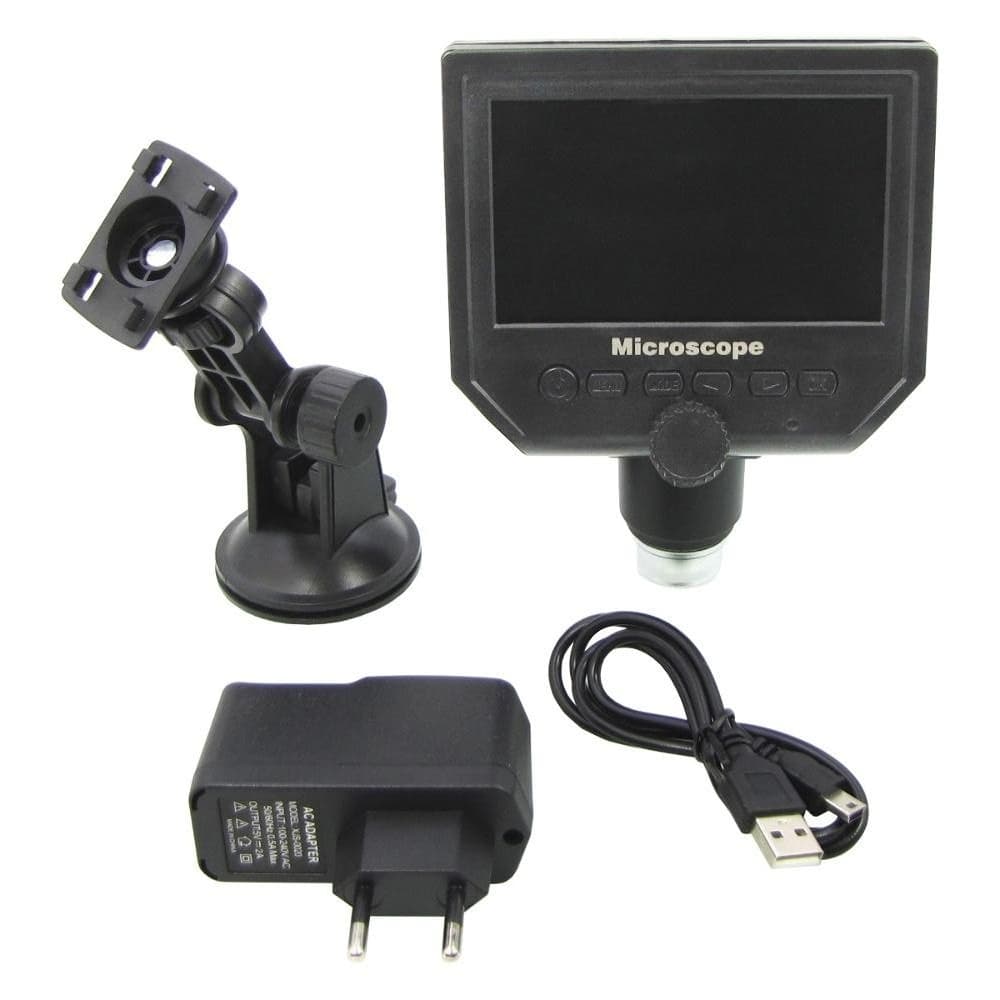 Цифровой микроскоп G600, с монитором 4.3