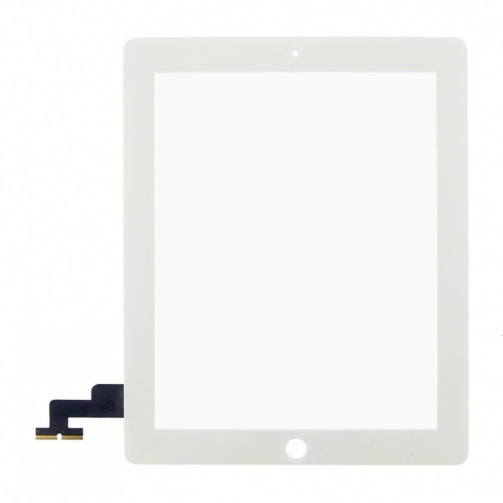 Тачскрин Apple iPad 2, A1395, A1396, A1397, белый, без кнопки Home | Original (PRC) | сенсорное стекло, экран