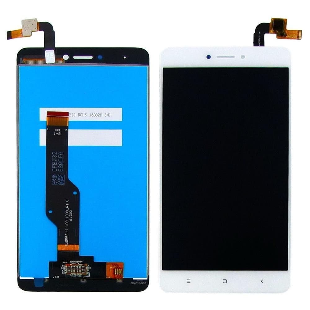 Дисплей Xiaomi Redmi Note 4X, белый | с тачскрином | High Copy | дисплейный модуль, экран