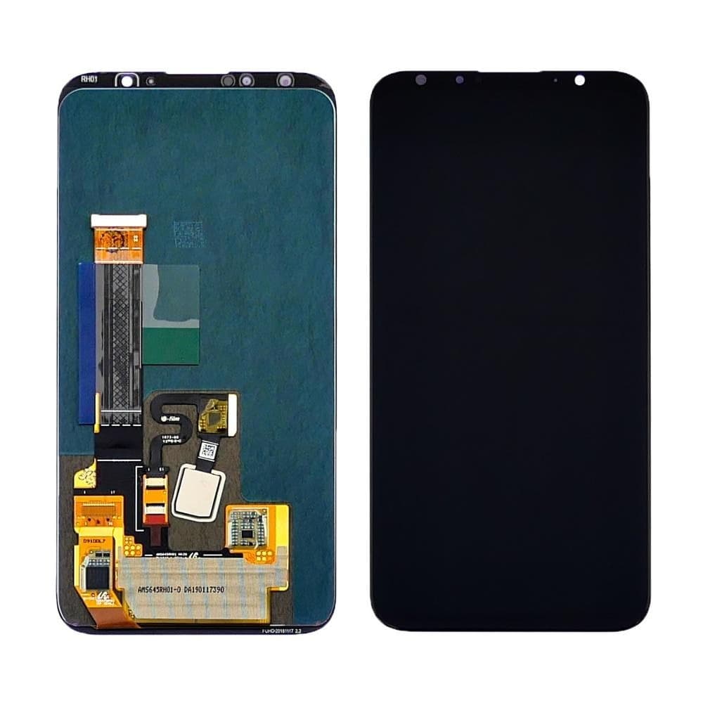 Дисплей Meizu 16 Plus, черный | с тачскрином | High Copy, OLED | дисплейный модуль, экран, монитор