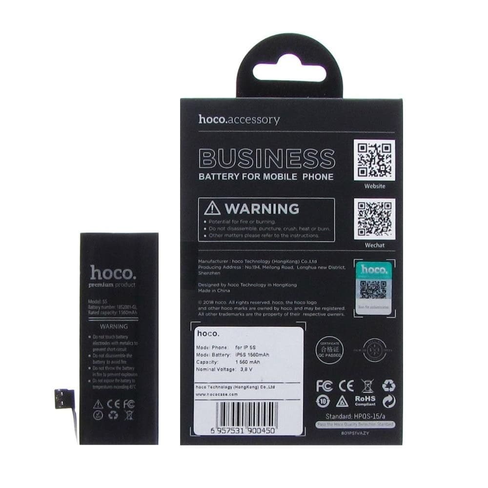 Аккумулятор Apple iPhone 5C, iPhone 5S, Hoco | 3-12 мес. гарантии | АКБ, батарея