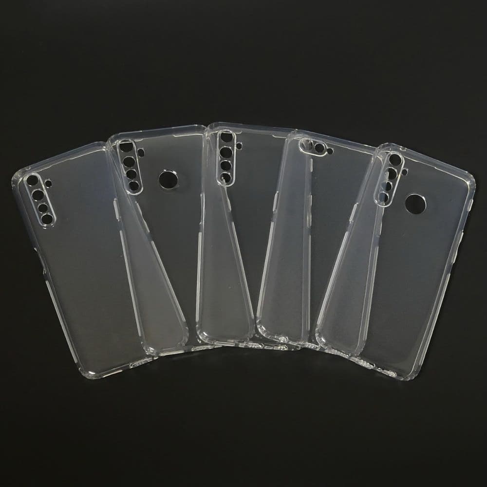 Чехол Realme 6, 6S, силиконовый, KST, прозрачный
