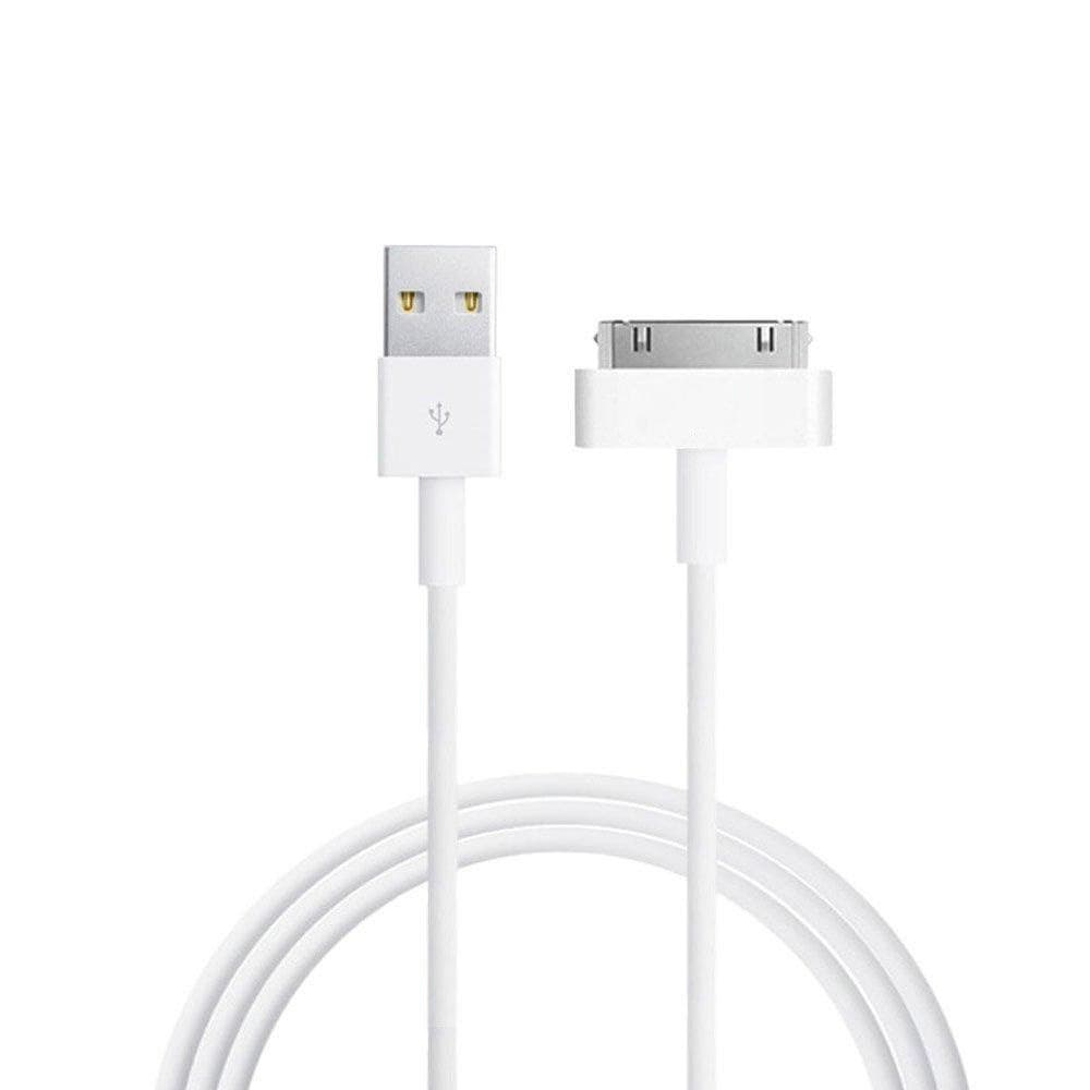 USB-кабель Apple iPhone 2G, iPhone 3G, iPhone 3GS, iPhone 4, iPhone 4S, 100 см, белый