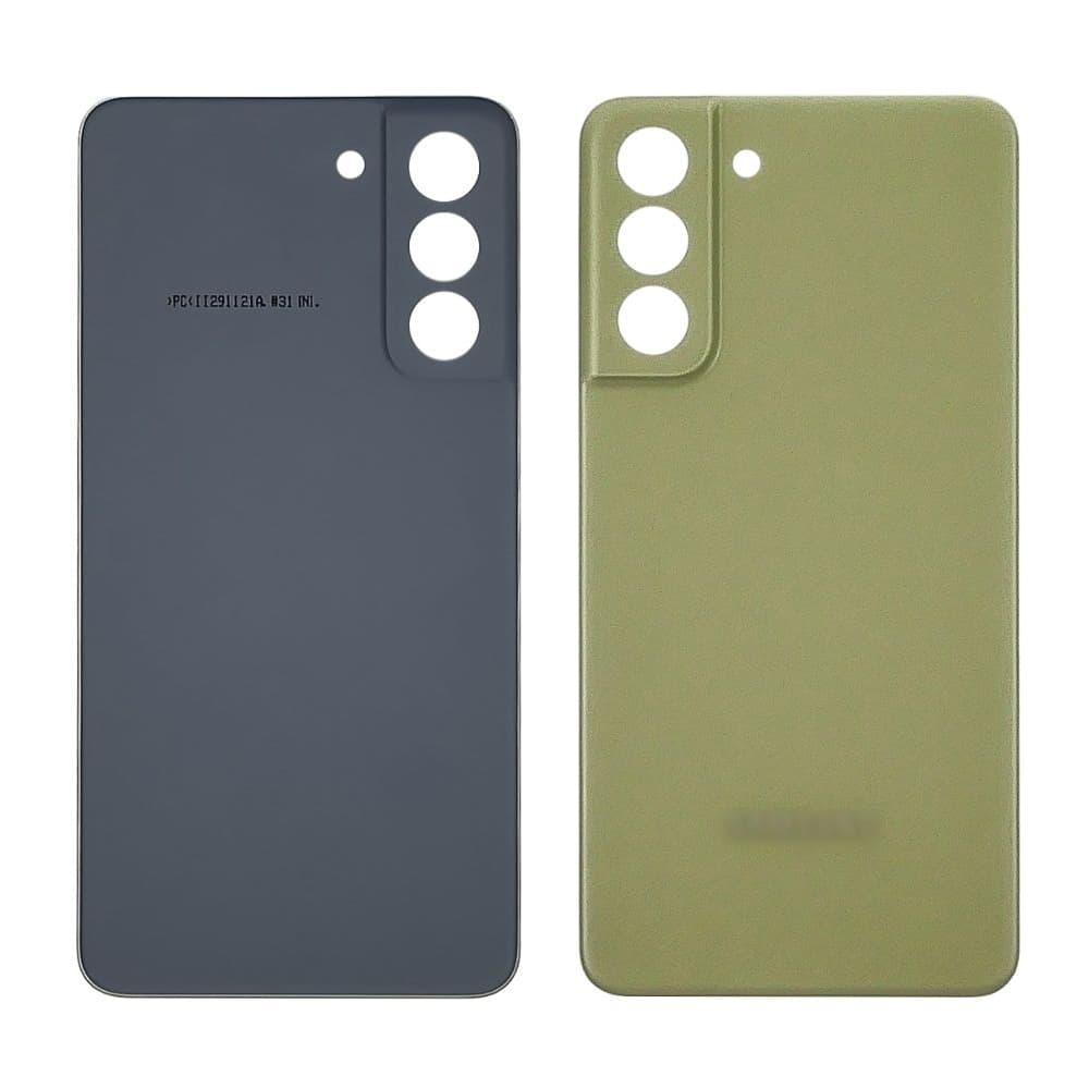 Задняя крышка Samsung SM-G990 Galaxy S21 FE 5G, зеленая, Olive, Original (PRC) | корпус, панель аккумулятора, АКБ, батареи