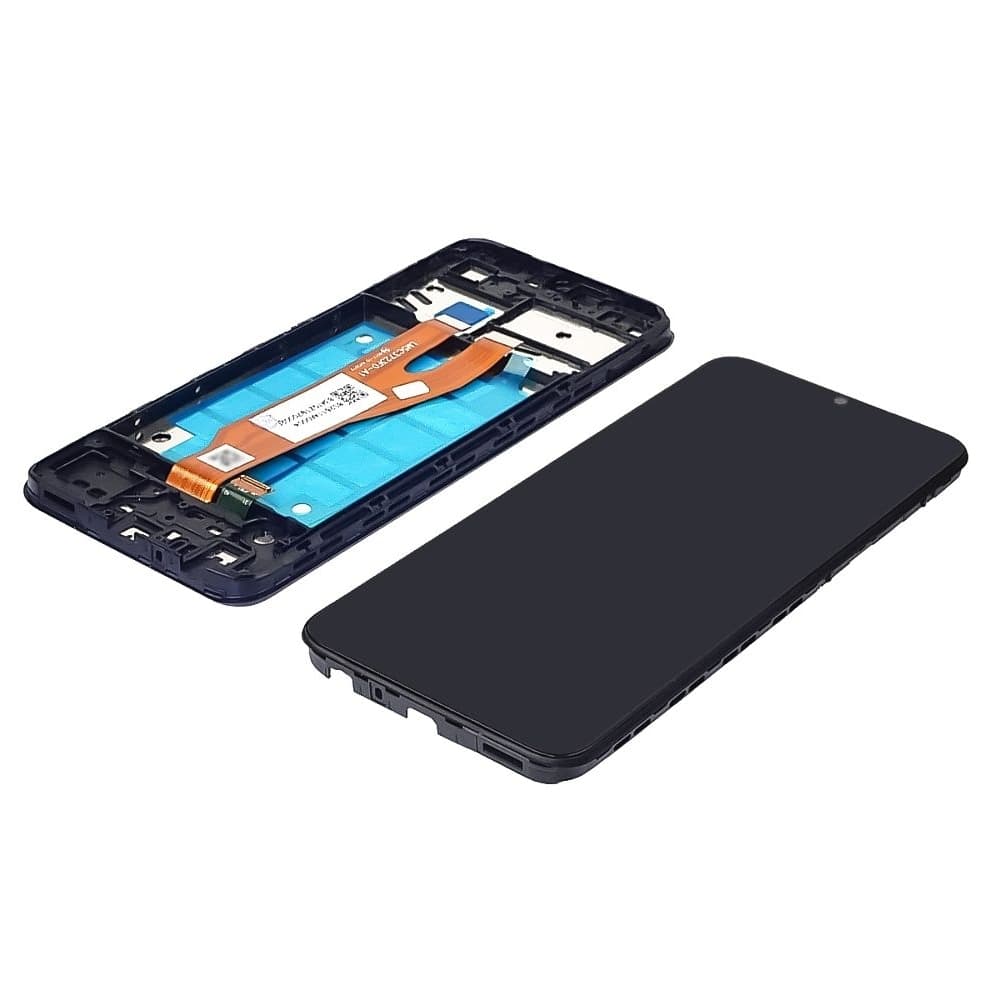 Дисплей Samsung SM-A032 Galaxy A03 Core, черный | с тачскрином | с передней панелью | High Copy | дисплейный модуль, экран