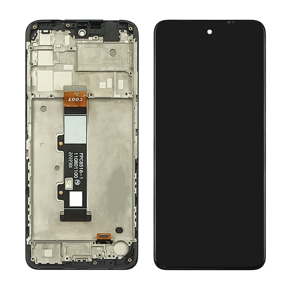 Дисплей Motorola Moto G22, XT2231, XT2231-2, черный | с тачскрином | с передней панелью | Original (PRC) | дисплейный модуль, экран