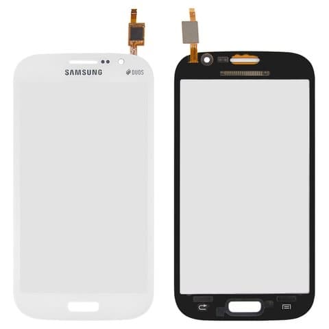 Тачскрин Samsung GT-i9082 Galaxy Grand Duos, GT-i9080 Galaxy Grand, белый | Original (PRC) | сенсорное стекло, экран