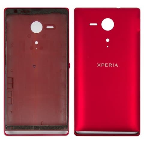 Корпус Sony C5302, C5303 Xperia SP, M35, M35i, M35h, красный, Original (PRC), (панель, панели)