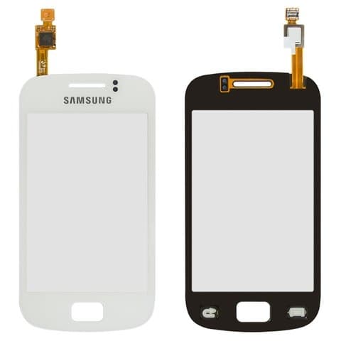 Тачскрин Samsung GT-S6500 Galaxy Mini 2, белый | Original (PRC) | сенсорное стекло, экран