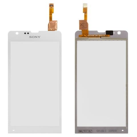Тачскрин Sony C5302 M35h Xperia SP, C5303 M35i Xperia SP, белый | Original (PRC) | сенсорное стекло, экран