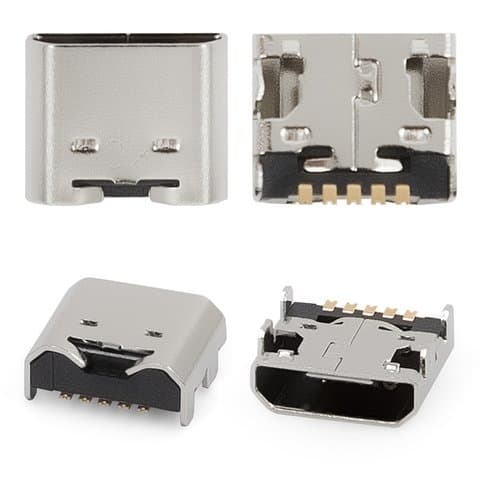 Коннектор зарядки LG P895 Optimus Vu, T370, T375, 5 pin, micro-USB, (гнездо, разъем, слот)