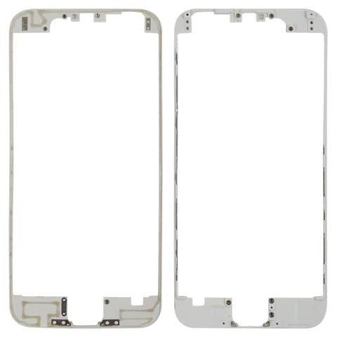 Рамка (основа) крепления дисплея Apple iPhone 6, белая, Original (PRC)