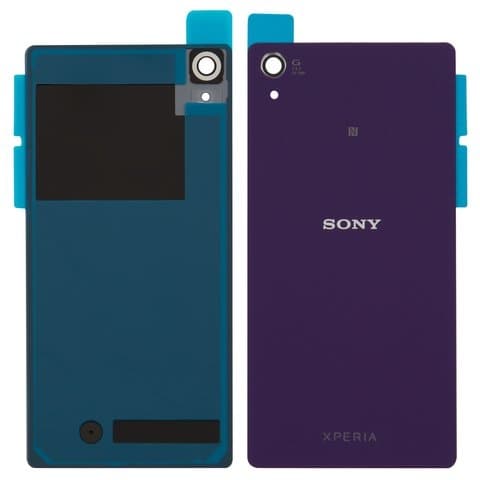 Задняя крышка Sony D6502 Xperia Z2, D6503 Xperia Z2, фиолетовая, Original (PRC) | корпус, панель аккумулятора, АКБ, батареи