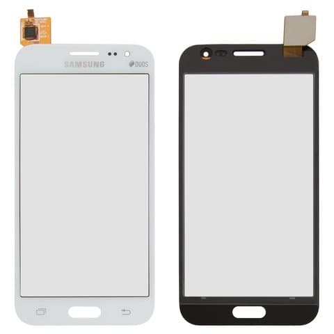 Тачскрин Samsung SM-J200 Galaxy J2, белый | Original (PRC) | сенсорное стекло, экран
