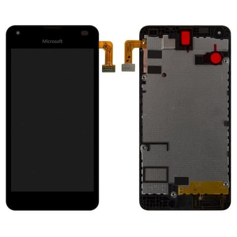 Дисплей Microsoft (Nokia) Lumia 550, RM-1127, черный | с тачскрином | с передней панелью | Original (PRC) | дисплейный модуль, экран