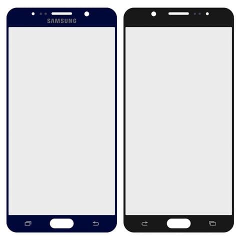 Стекло дисплея Samsung SM-N9200 Galaxy Note 5, синее | стекло тачскрина