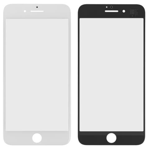 Стекло дисплея Apple iPhone 7 Plus, белое | стекло тачскрина