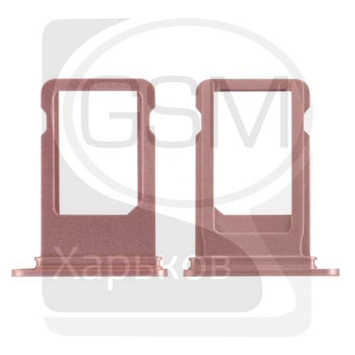 Держатель (лоток) SIM-карты Apple iPhone 7 Plus, розовый, Original (PRC)