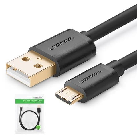 USB-кабель UGREEN, Micro-USB, 100 см, черный