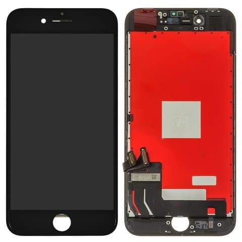 Дисплей Apple iPhone 8, iPhone SE 2020, iPhone SE 2022, черный | с тачскрином | Original (PRC) | дисплейный модуль, экран, монитор