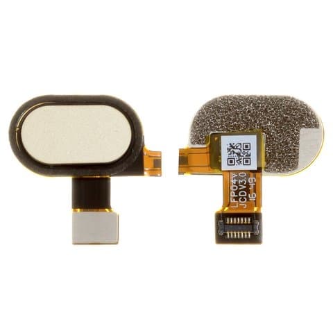 Шлейф Motorola Moto G5, XT1676, для сканера отпечатка пальца (Touch ID), золотистый, Original (PRC)