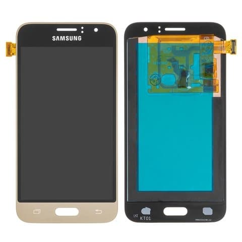 Дисплей Samsung SM-J120 Galaxy J1 (2016), золотистый | с тачскрином | High Copy, OLED | дисплейный модуль, экран, монитор