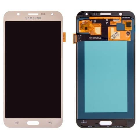 Дисплей Samsung SM-J700 Galaxy J7, золотистый | с тачскрином | High Copy, OLED | дисплейный модуль, экран