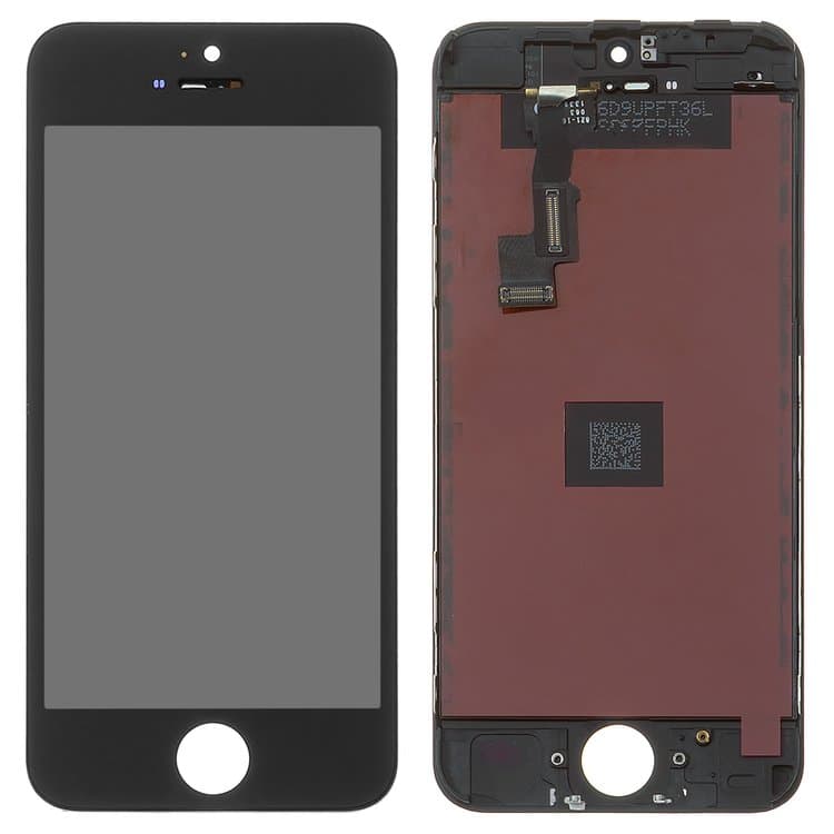 Дисплей Apple iPhone 5C, черный | с тачскрином | High Copy | дисплейный модуль, экран, монитор