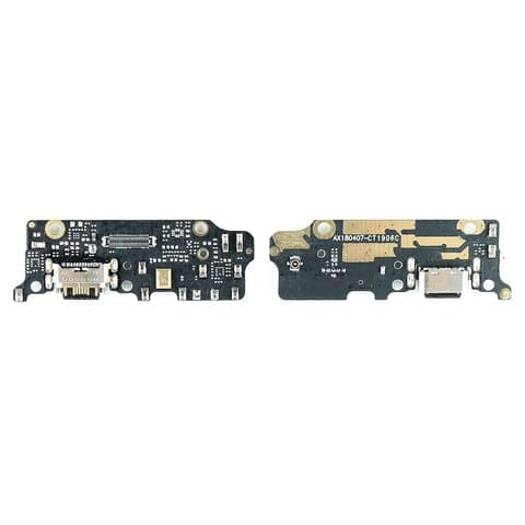 Плата зарядки Xiaomi Mi 6X, Mi A2, M1804D2SG, M1804D2SI, шлейф коннектора зарядки, с микрофоном, High Copy