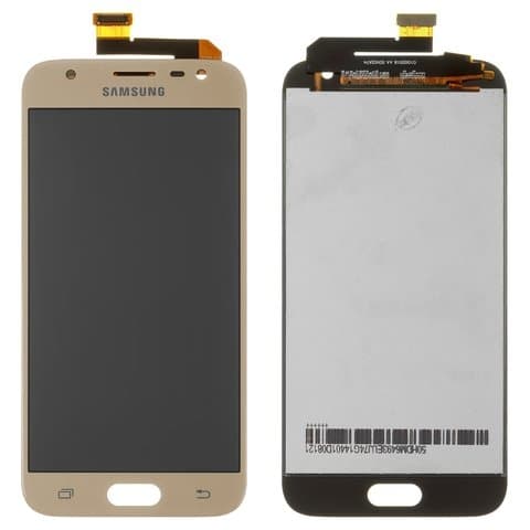 Дисплей Samsung SM-J330 Galaxy J3 (2017), золотистый | с тачскрином | High Copy, IPS | дисплейный модуль, экран