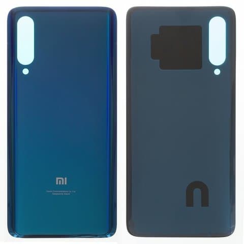 Задняя крышка Xiaomi Mi 9, M1902F1G, синяя, Ocean Blue, Original (PRC) | корпус, панель аккумулятора, АКБ, батареи