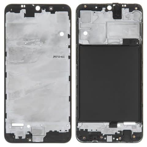 Рамка (основа) крепления дисплея Samsung SM-A105 Galaxy A10, черная, Original (PRC)