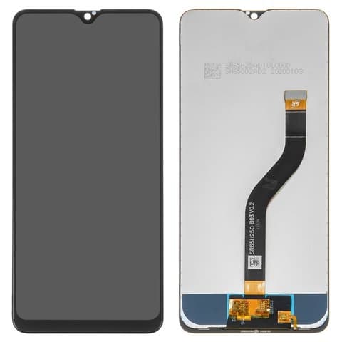Дисплей Samsung SM-A207 Galaxy A20s, черный | с тачскрином | Copy | дисплейный модуль, экран