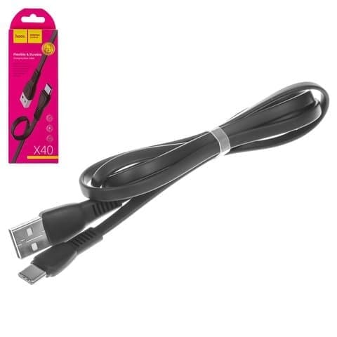 USB-кабель Hoco X40, Type-C, 100 см, 3.0 А, черный