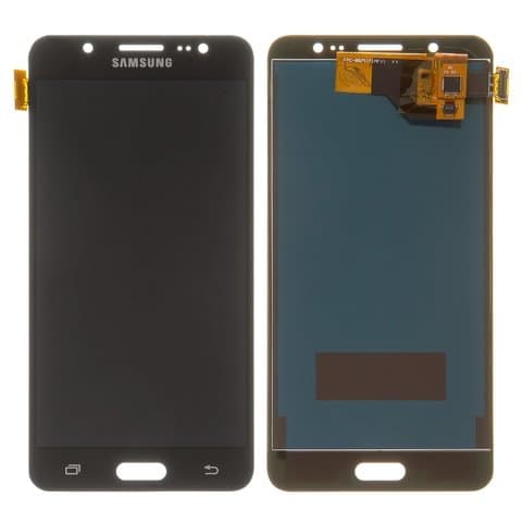 Дисплей Samsung SM-J510 Galaxy J5 (2016), черный | с тачскрином | High Copy, IPS | дисплейный модуль, экран, монитор