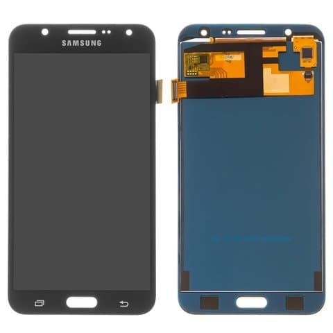 Дисплей Samsung SM-J700 Galaxy J7, черный | с тачскрином | High Copy, IPS | дисплейный модуль, экран, монитор