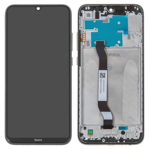 Дисплей Xiaomi Redmi Note 8, M1908C3JH, M1908C3JG, M1908C3JI, черный | с тачскрином | с передней панелью | Original (PRC) | дисплейный модуль, экран
