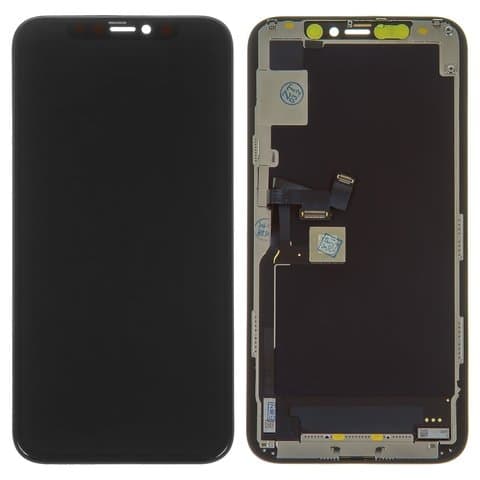 Дисплей Apple iPhone 11 Pro, черный | с тачскрином | Original (реновация) | дисплейный модуль, экран, монитор