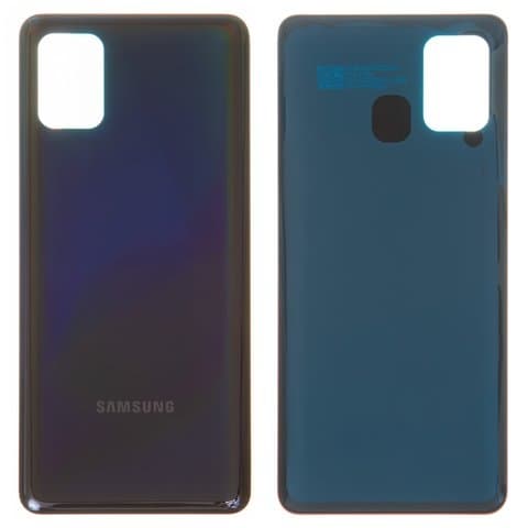 Задняя крышка Samsung SM-A315 Galaxy A31, черная, Prism Crush Black, Original (PRC) | корпус, панель аккумулятора, АКБ, батареи