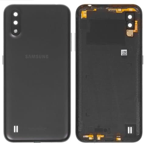 Задняя крышка Samsung SM-A015 Galaxy A01, черная, Original (PRC) | корпус, панель аккумулятора, АКБ, батареи