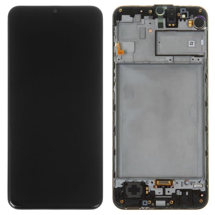 Дисплей Samsung SM-M315 Galaxy M31, черный | с тачскрином | с передней панелью | Original (Сервис-Центр), GH82-22405A, GH82-22631A | дисплейный модуль, экран