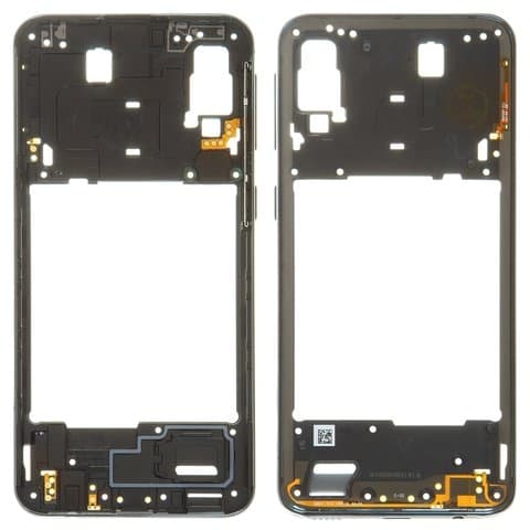 Средняя часть корпуса Samsung SM-A405 Galaxy A40, черная, Original (PRC), (сердцевина, основа, станина, середина)