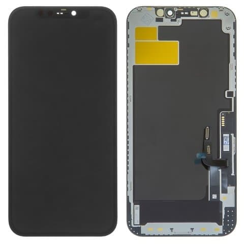 Дисплей Apple iPhone 12, iPhone 12 Pro, черный | с тачскрином | Original (PRC) | дисплейный модуль, экран