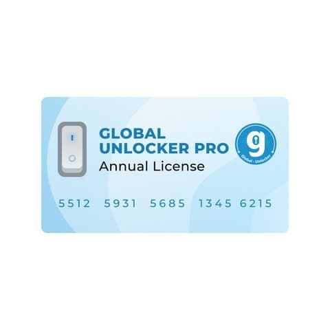 Годовая лицензия Global Unlocker Pro