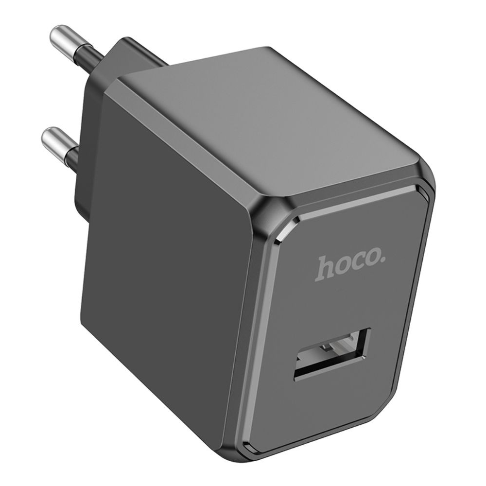 Сетевое зарядное устройство Hoco CS11A, USB, черное