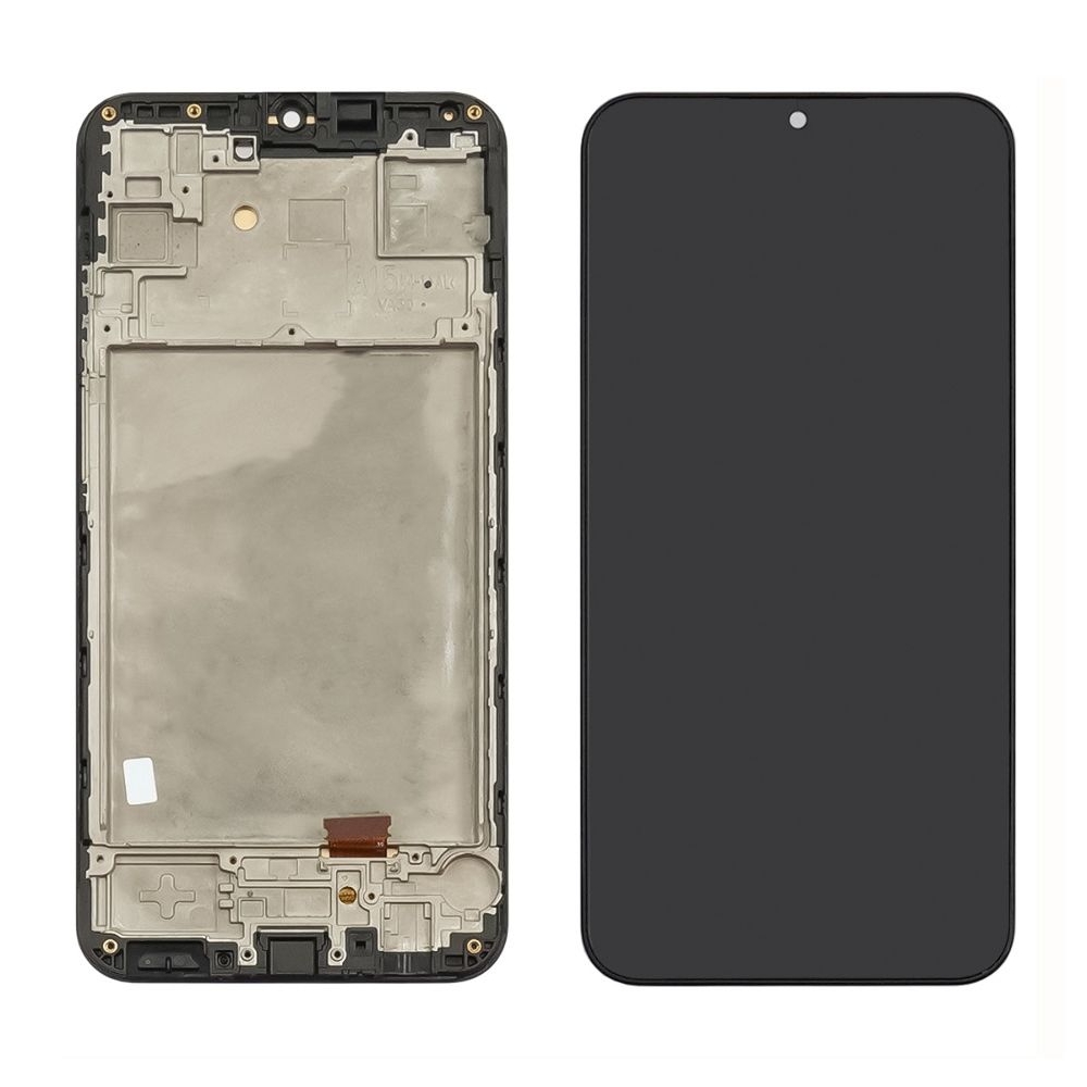 Дисплей Samsung SM-A155 Galaxy A15, черный | с тачскрином | с передней панелью | High Copy, OLED | дисплейный модуль, экран