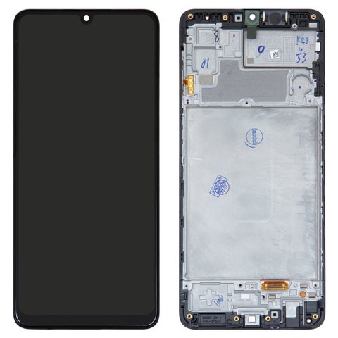 Дисплей Samsung SM-M225 Galaxy M22, черный | с тачскрином | с передней панелью | Original (PRC) | дисплейный модуль, экран, монитор