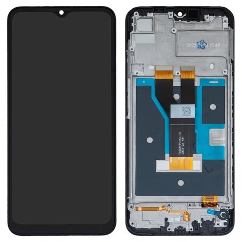 Дисплей Realme C11 2021, RMX3231, черный | с тачскрином | с передней панелью | Original (PRC) | дисплейный модуль, экран, монитор