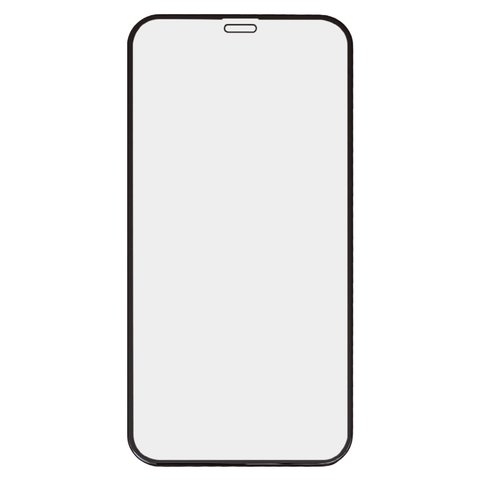 Закаленное защитное стекло Apple iPhone 12 mini, 5D Full Glue, черный, cлой клея нанесен по всей поверхности стекла 
